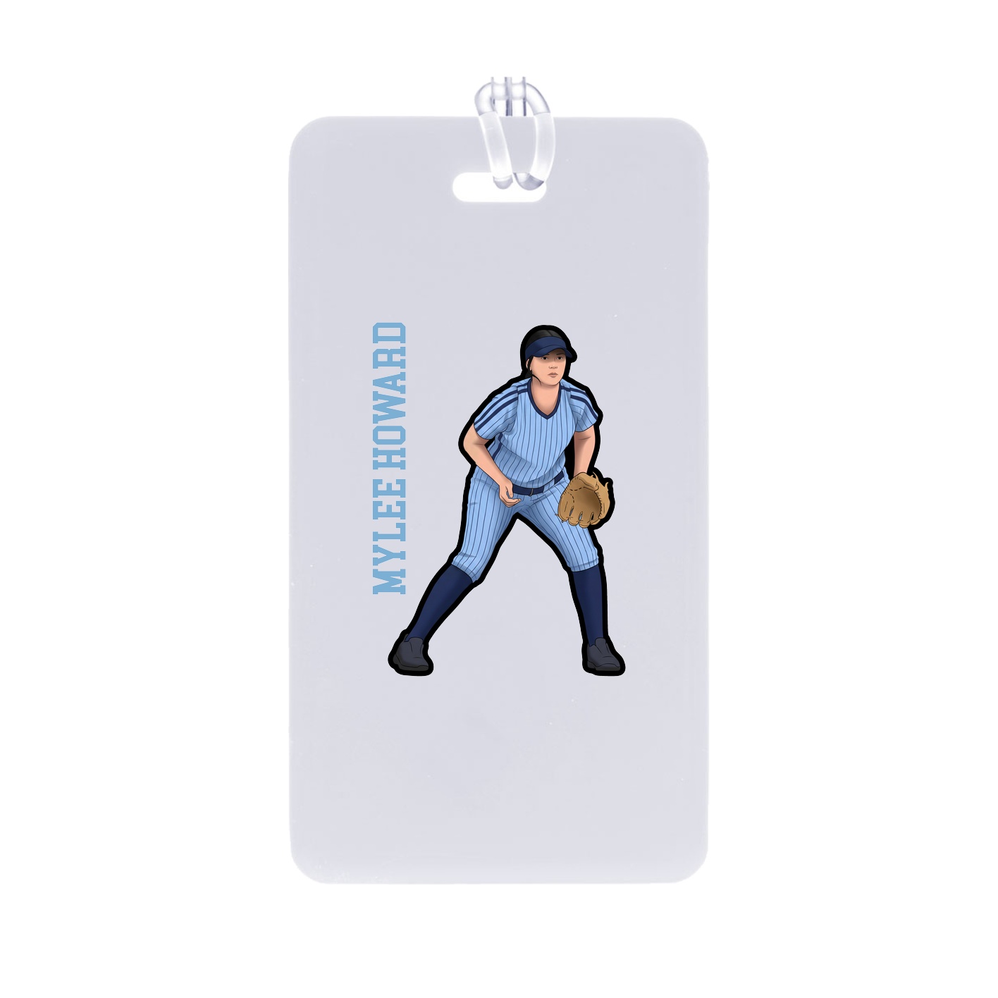Bag Tag — Name Vertical in Classic