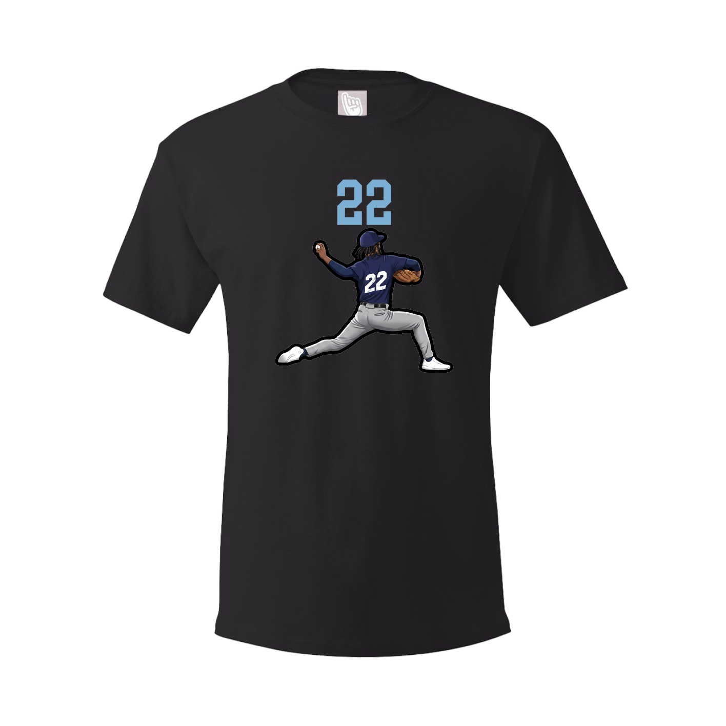 Tee — Number Top in Black