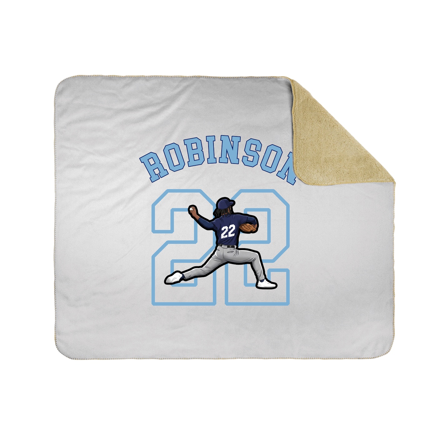 Throw Blanket — Shirsey Arch in White