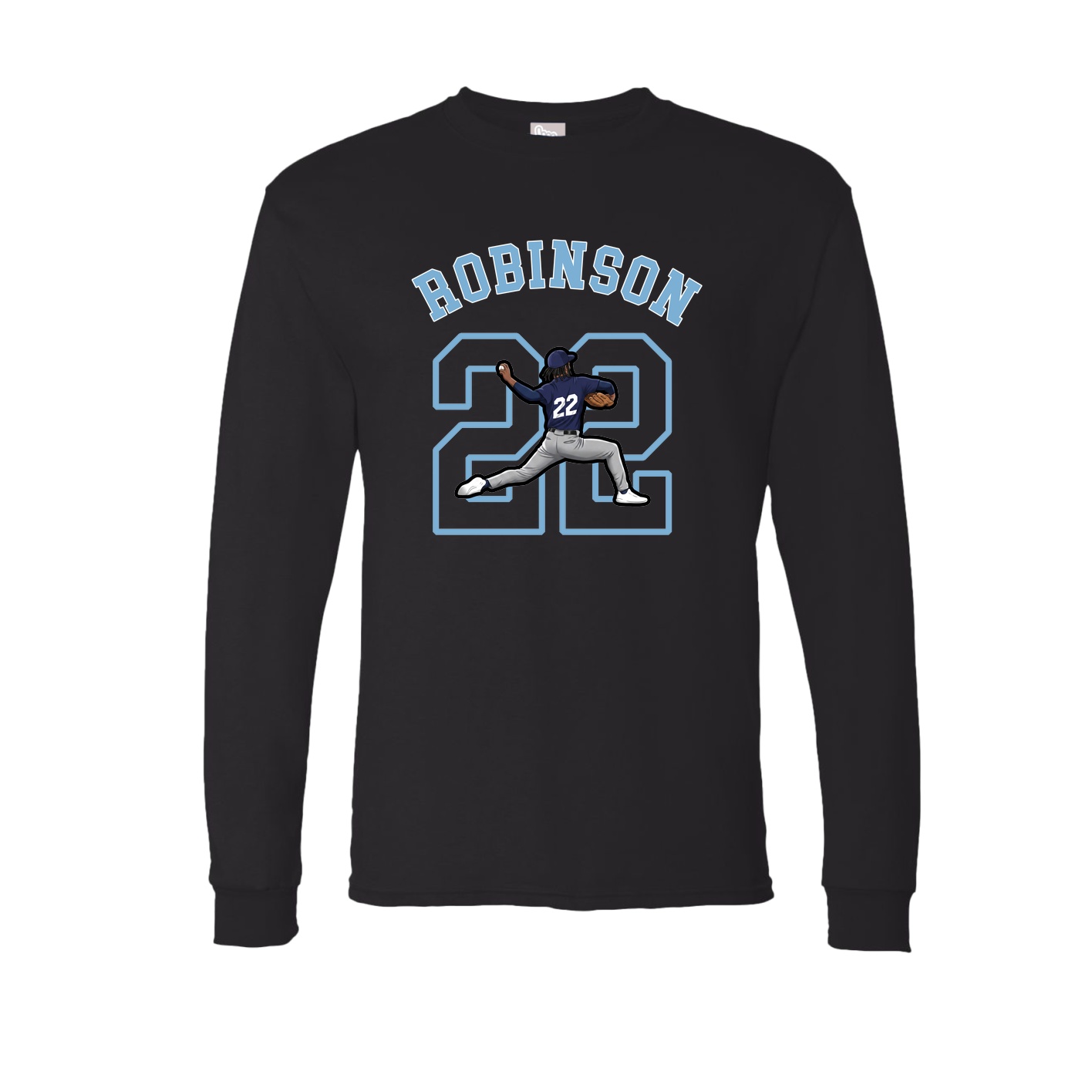 Long Sleeve Tee — Shirsey Arch in Black