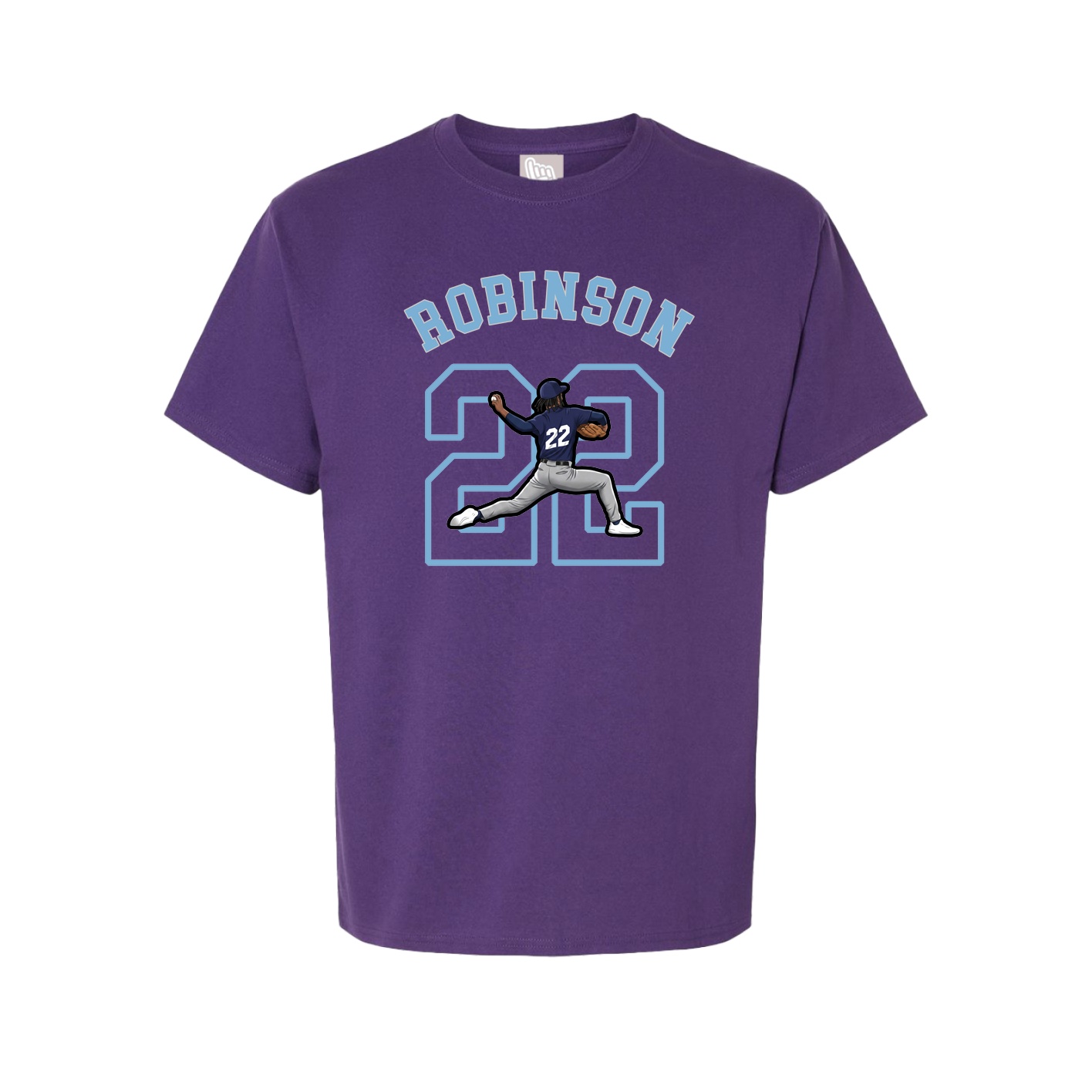 Youth Tee — Shirsey Arch in Purple