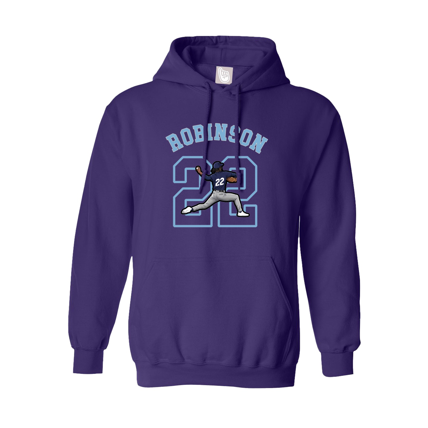 Hoodie — Shirsey Arch in Purple