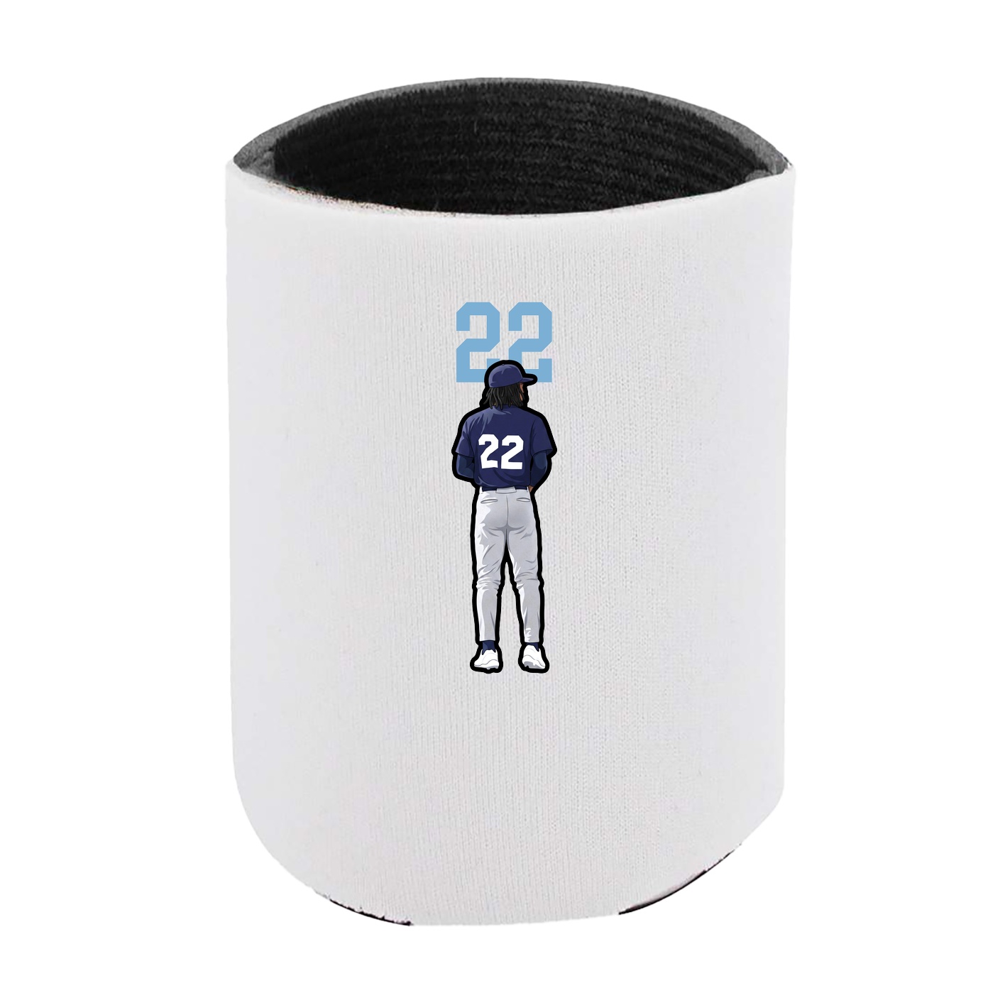 Can Holder — Number Top in White