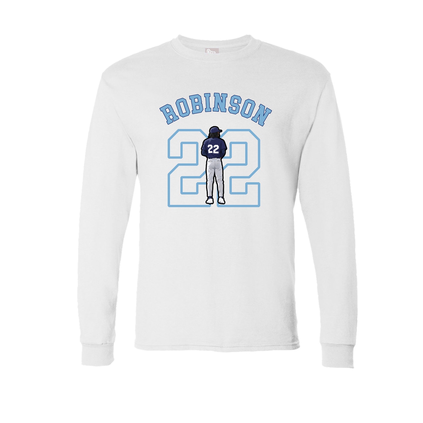 Long Sleeve Tee — Shirsey Arch in White