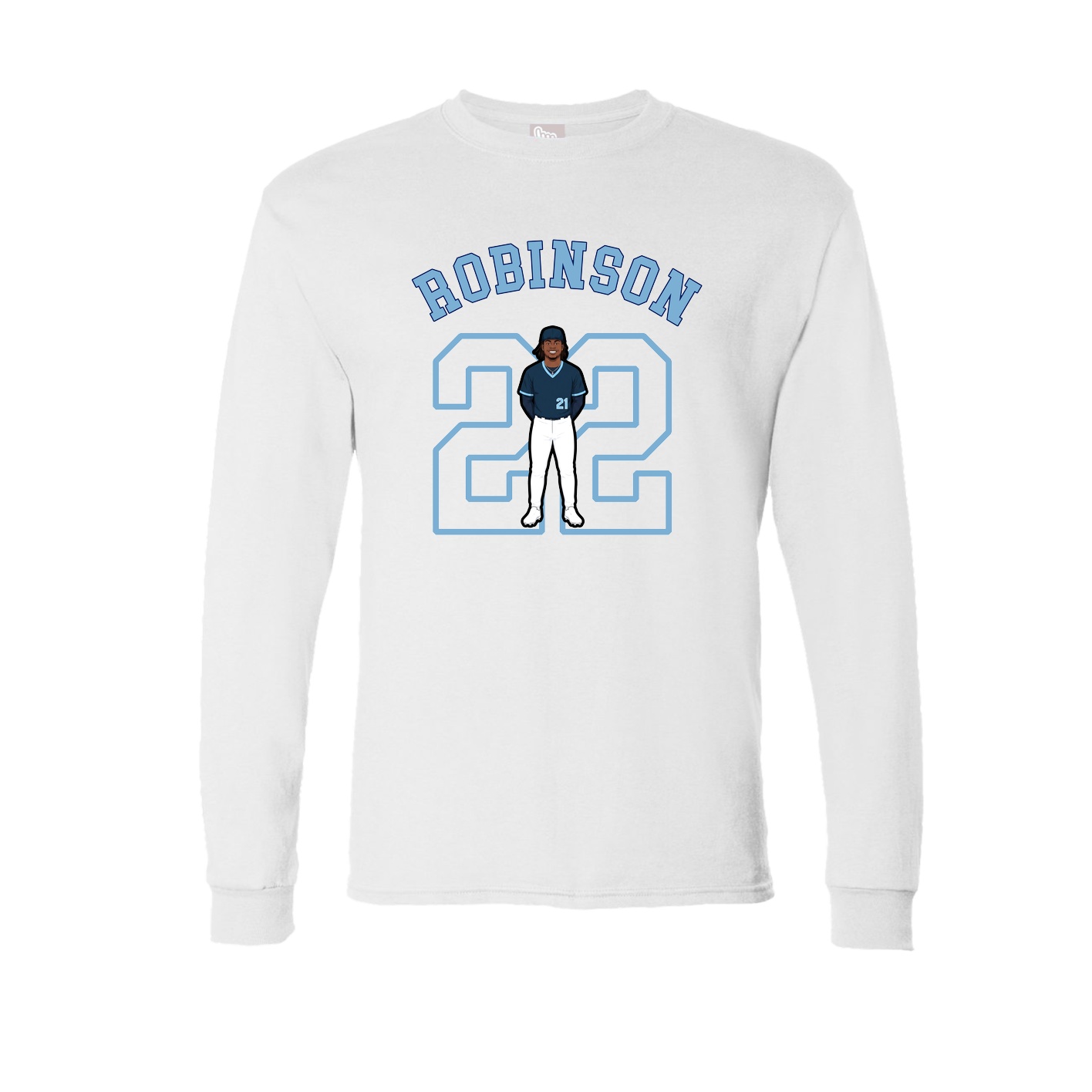 Long Sleeve Tee — Shirsey Arch in White