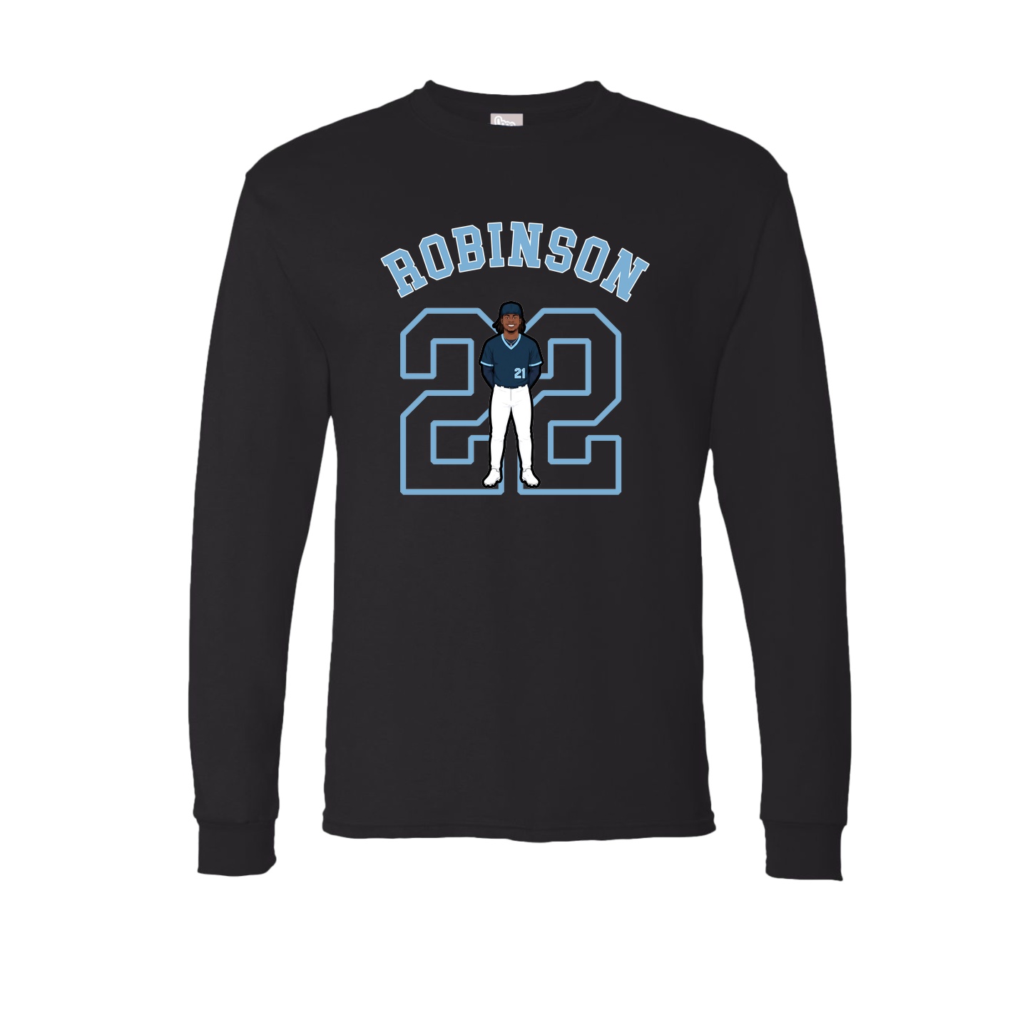 Long Sleeve Tee — Shirsey Arch in Black