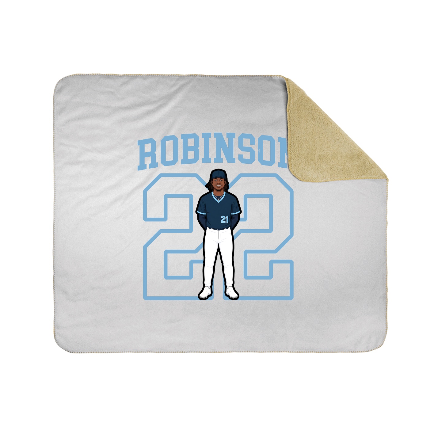 50x60 Sherpa Lined Throw Blanket
