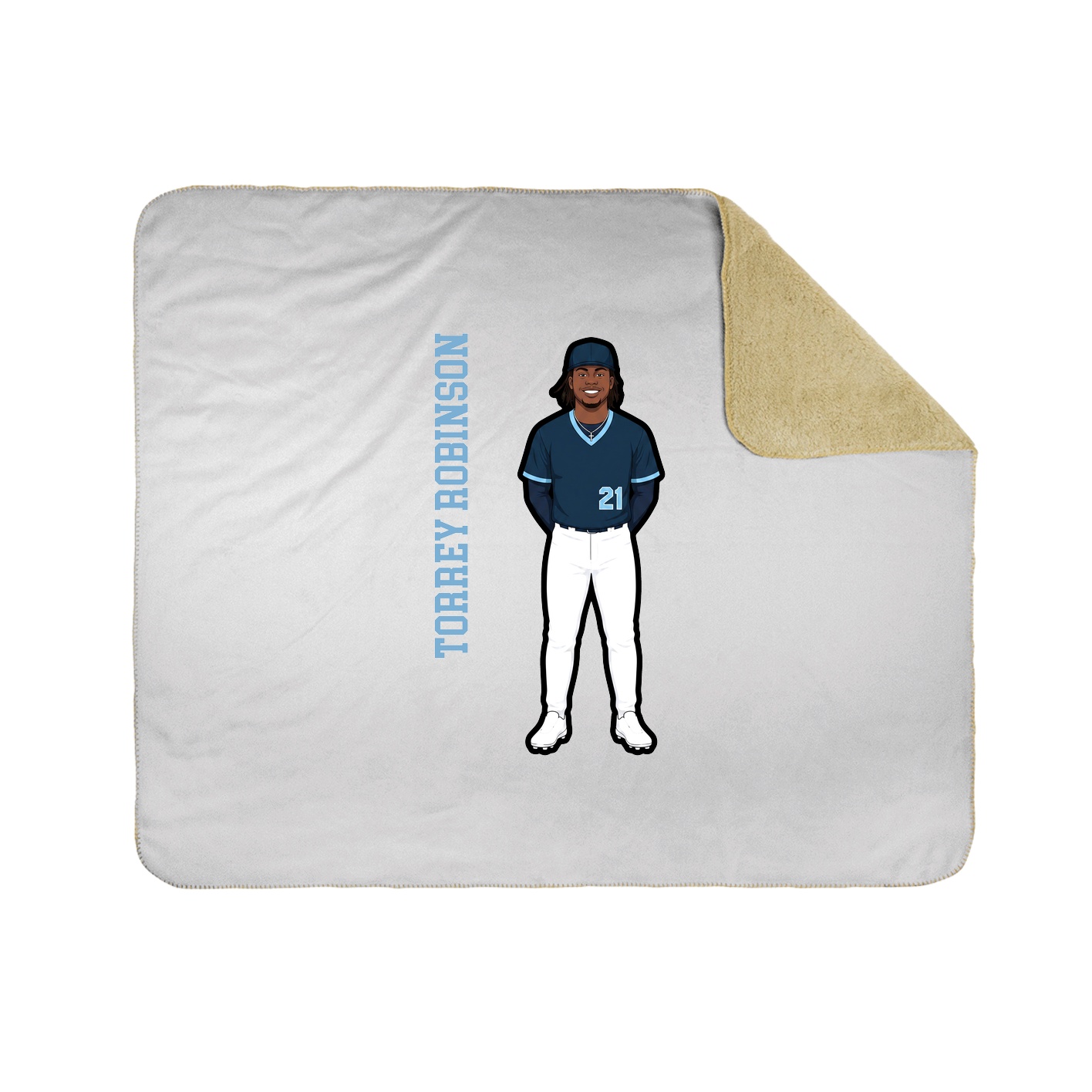 50x60 Sherpa Lined Throw Blanket