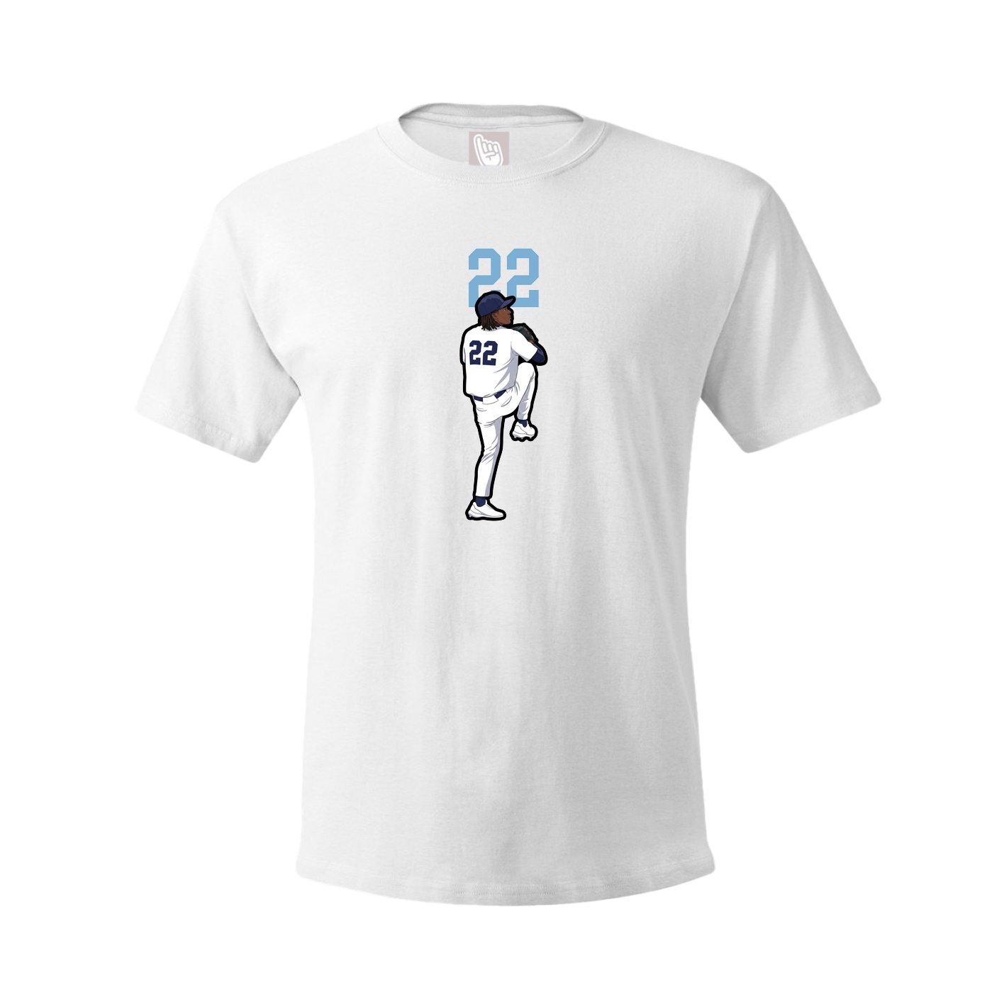 Tee — Number Top in White