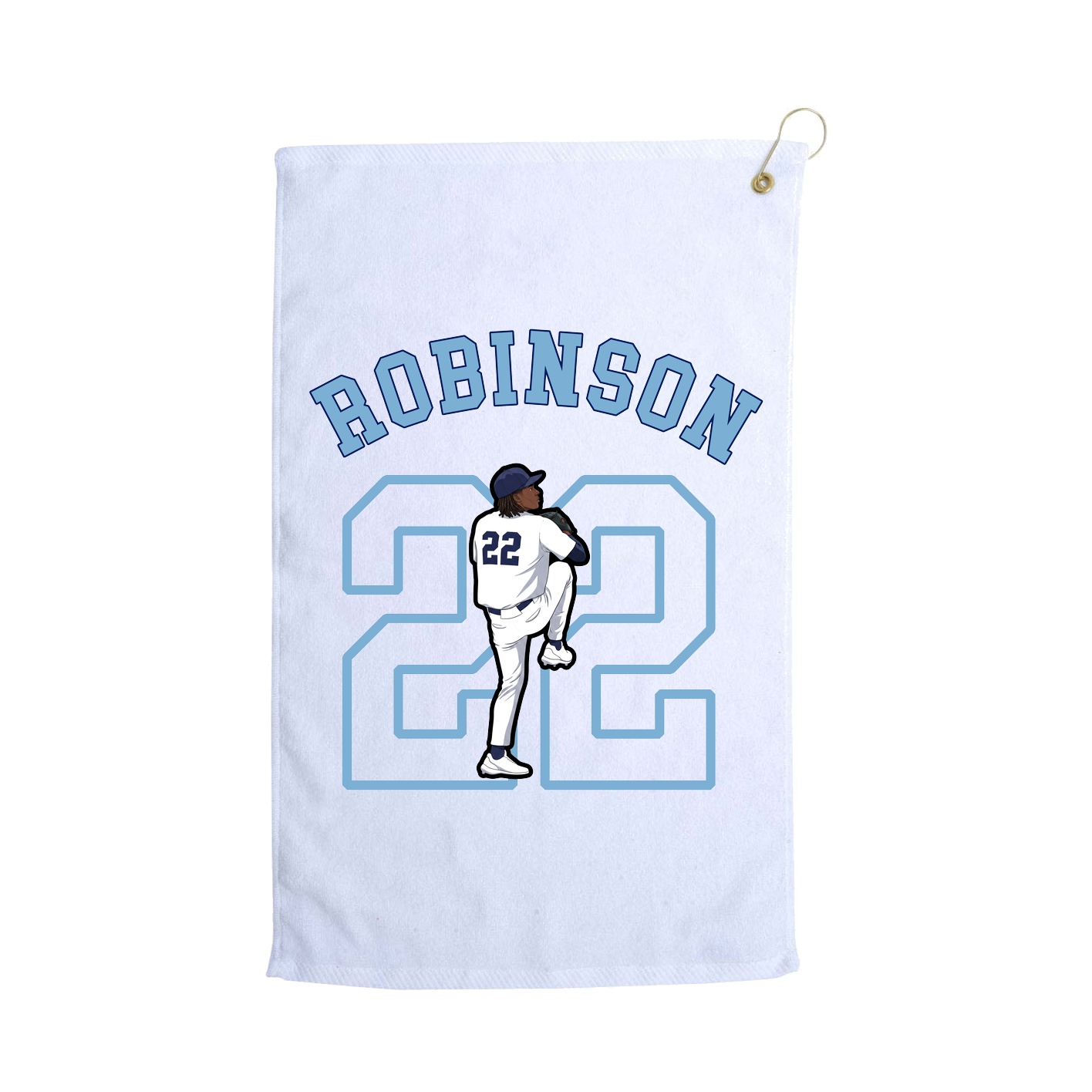 Golf Towel — Shirsey Arch in White