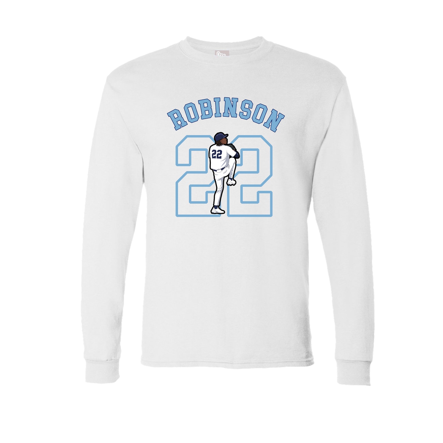Long Sleeve Tee — Shirsey Arch in White