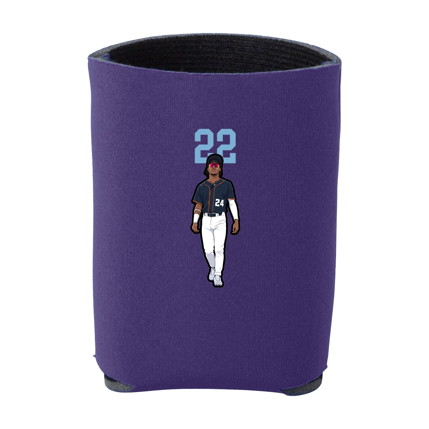 Can Holder — Number Top in Purple