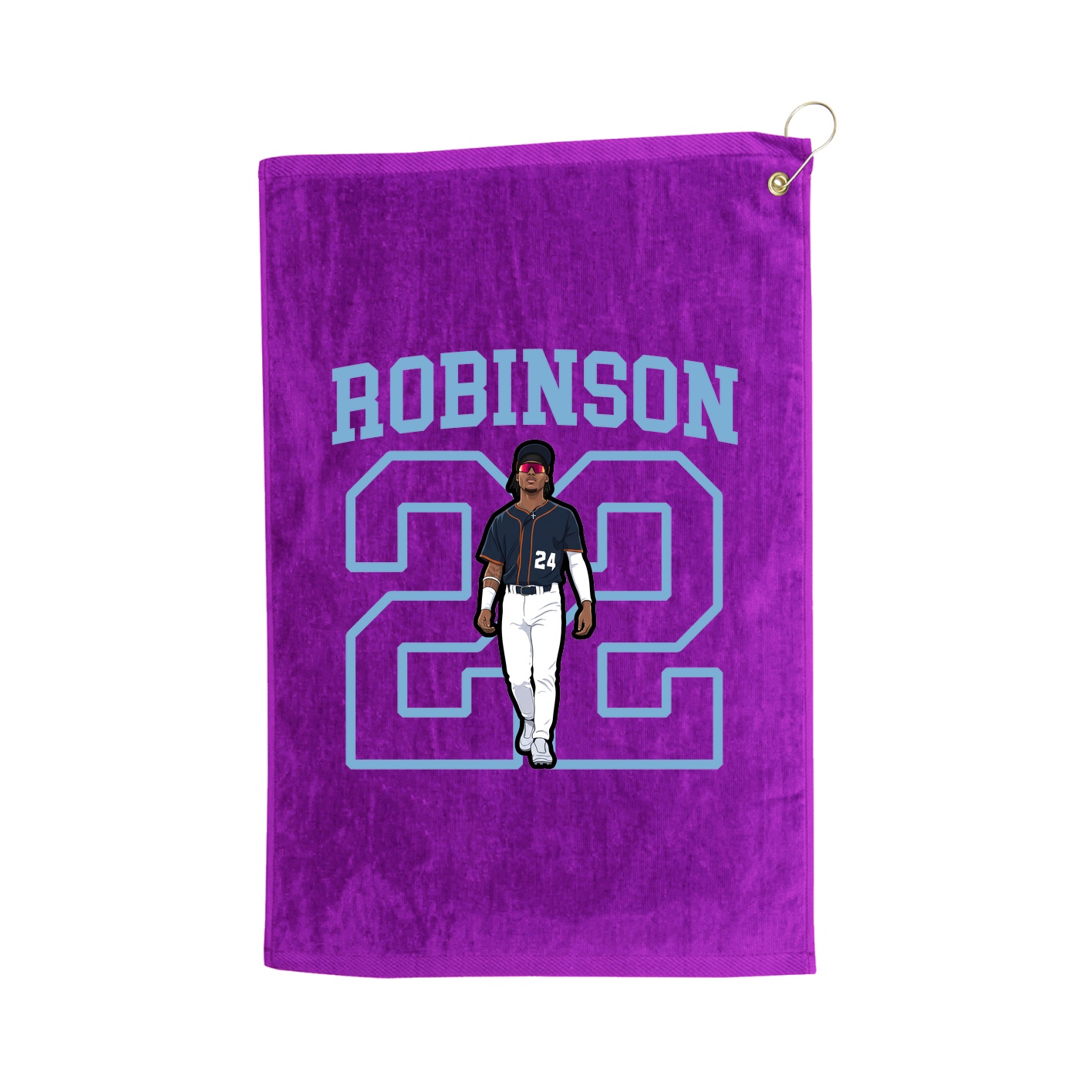 Golf Towel — Shirsey in Purple