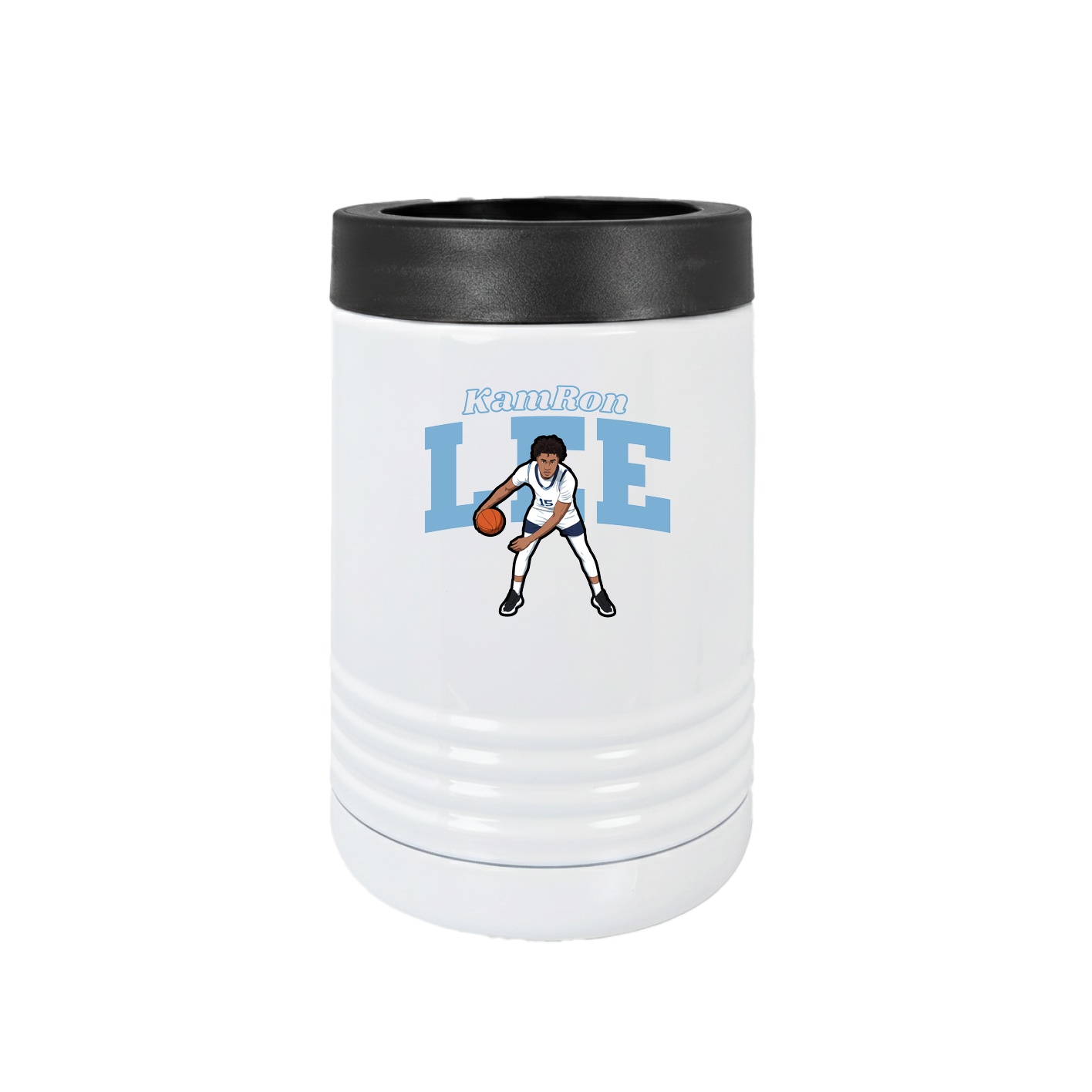 Beverage Holder — Name Arch in White