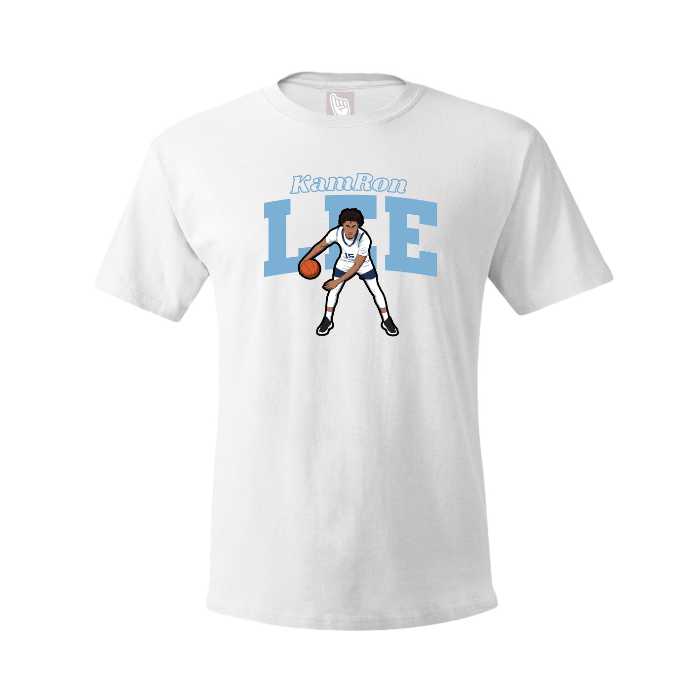 Tee — Name Arch in White