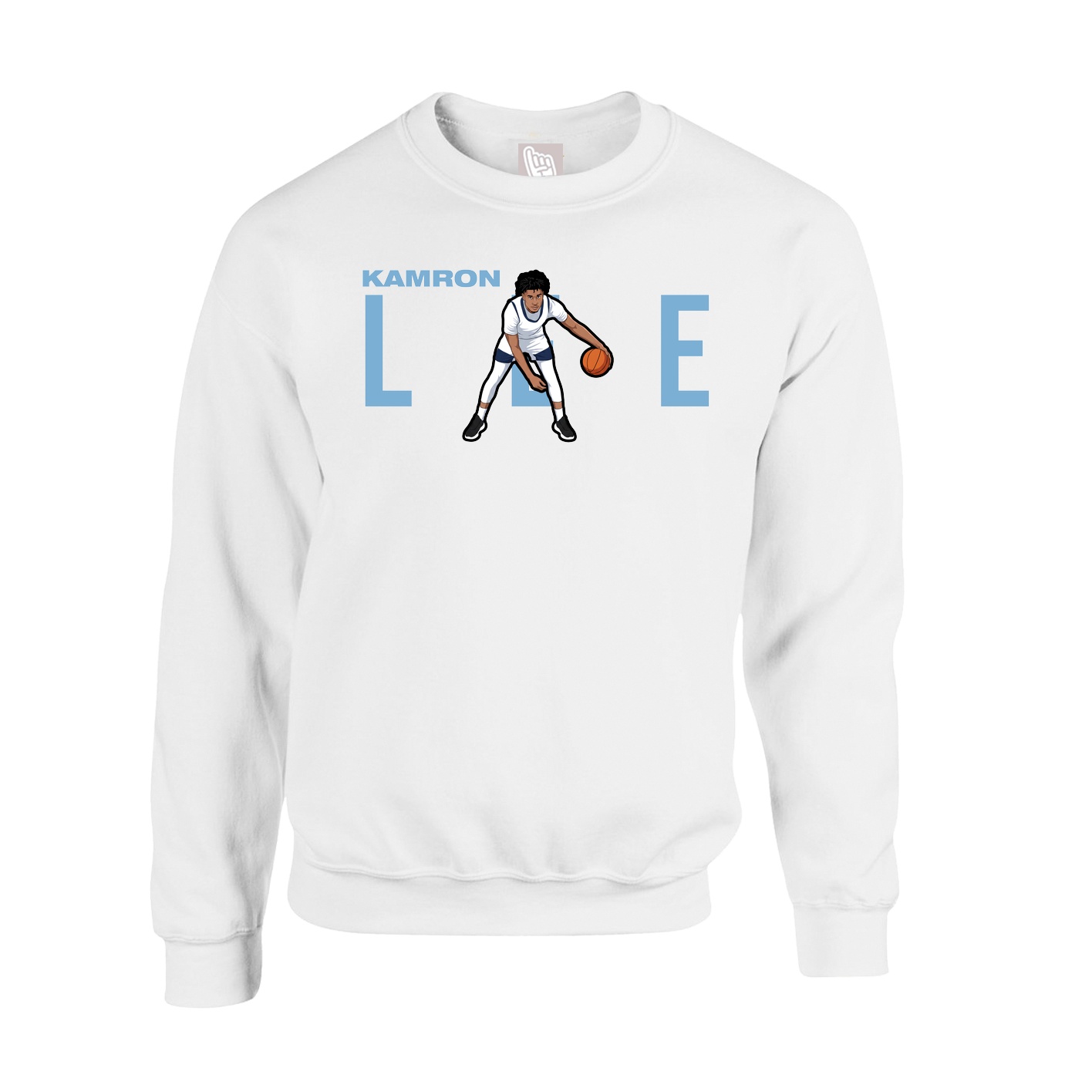 Fleece Crew — Player Name in White