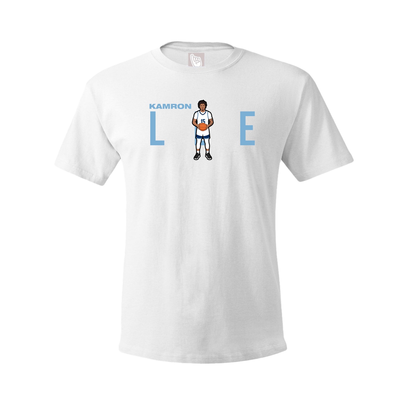 Youth Tee — Player Name in White