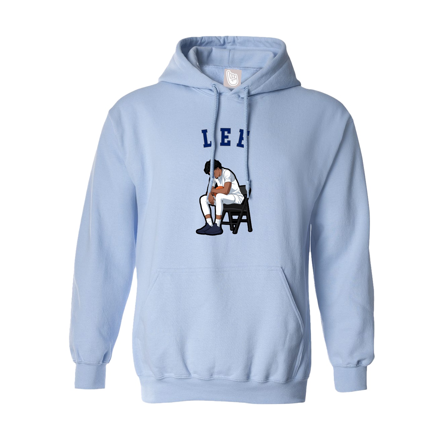 Hoodie — Shirsey Arch in Light Blue