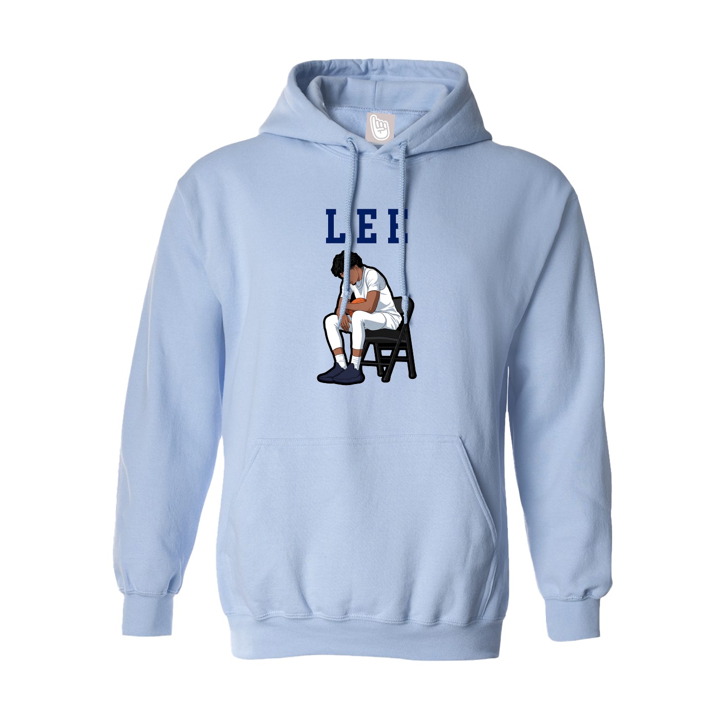 Hoodie — Shirsey in Light Blue