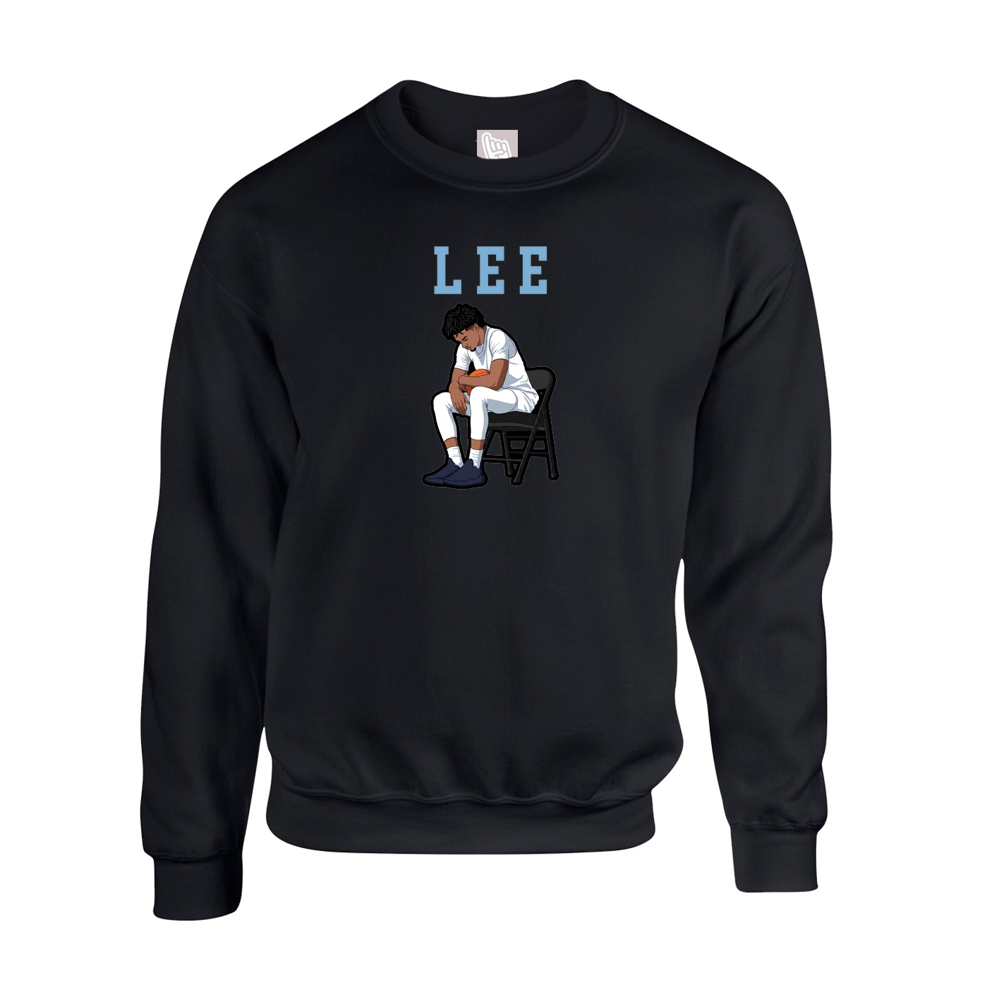 Fleece Crew — Shirsey in Black