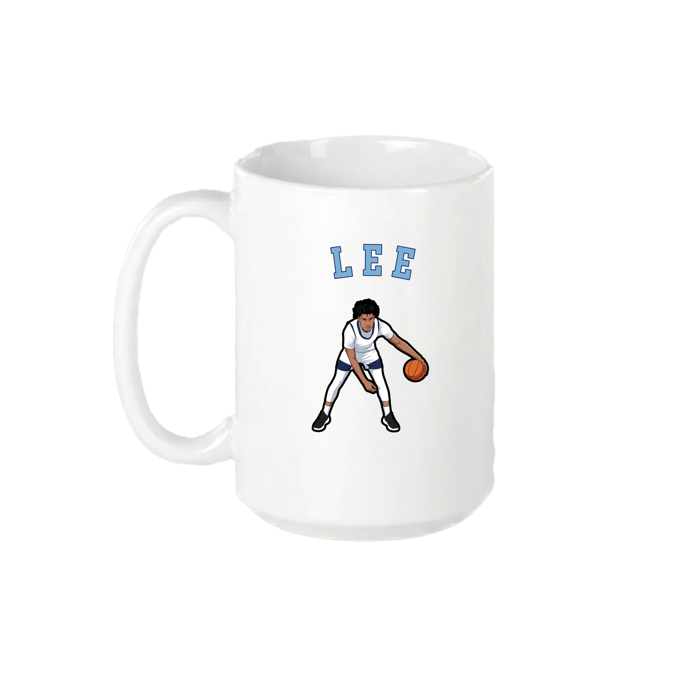 15oz Coffee Mug — Shirsey Arch in White