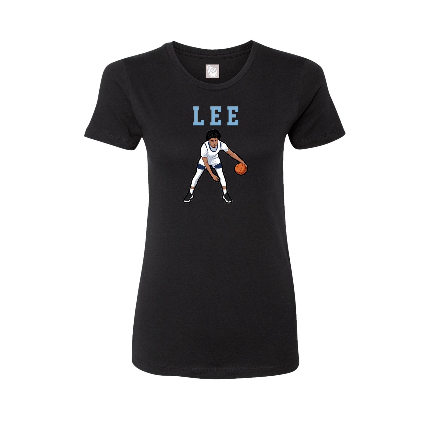 Fitted Women's Tee — Shirsey in Black