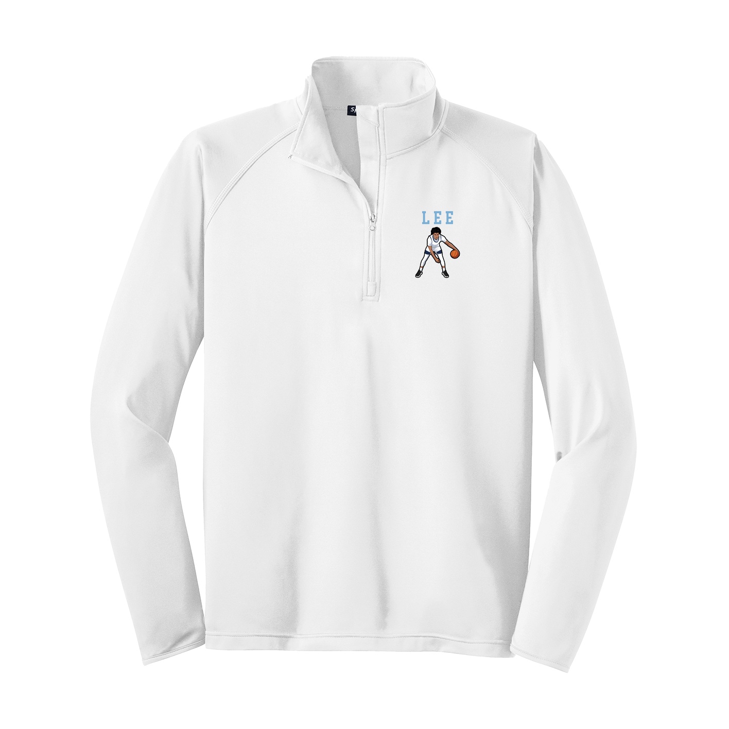 Q-Zip Pullover — Shirsey in White