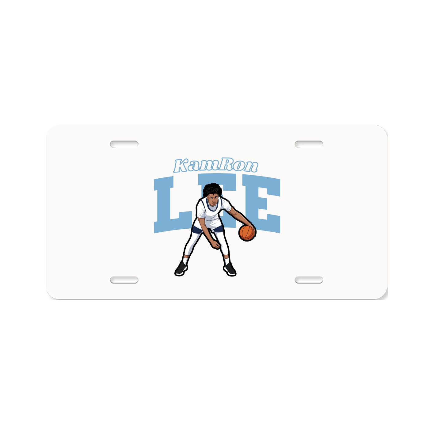License Plate — Name Arch in Classic