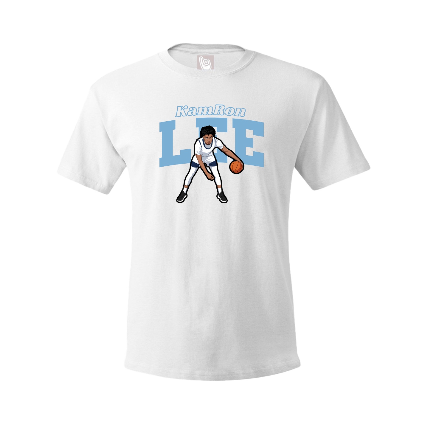 Tee — Name Arch in White