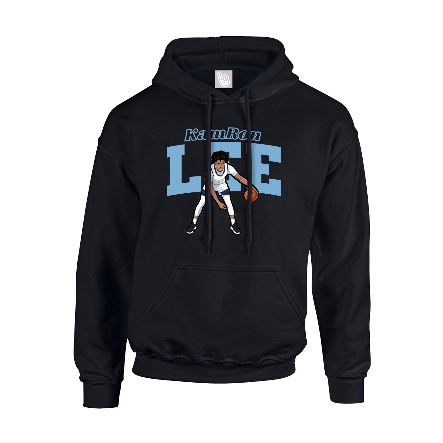 Hoodie — Name Arch in Black