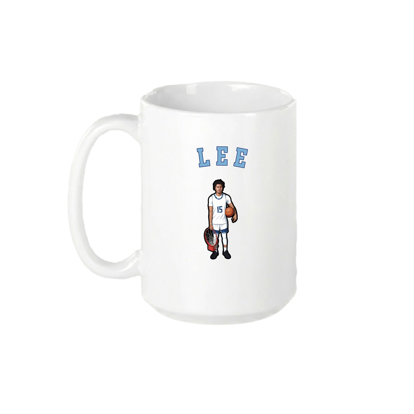 15oz Coffee Mug — Shirsey Arch in White