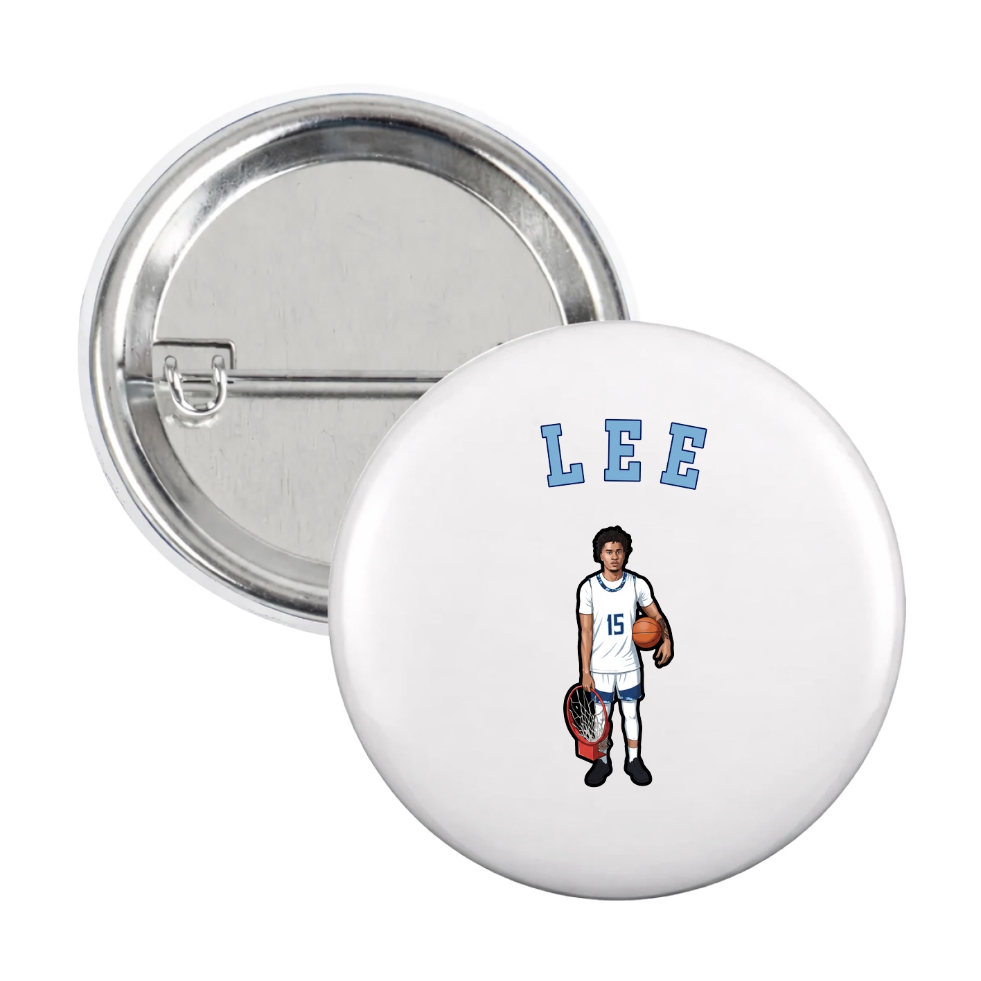 Game Day Button — Shirsey Arch in White