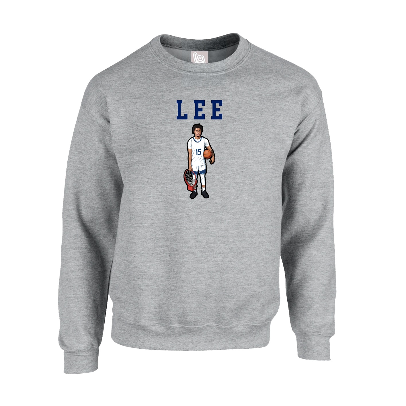 Fleece Crew — Shirsey in Grey