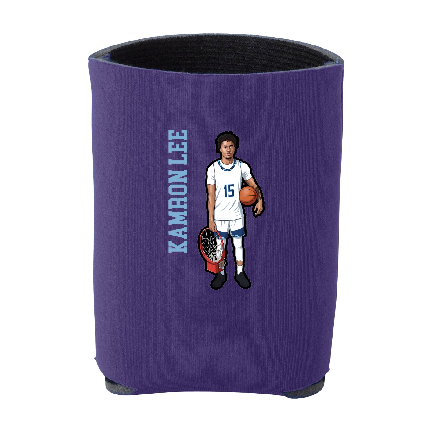 Can Holder — Name Vertical in Purple