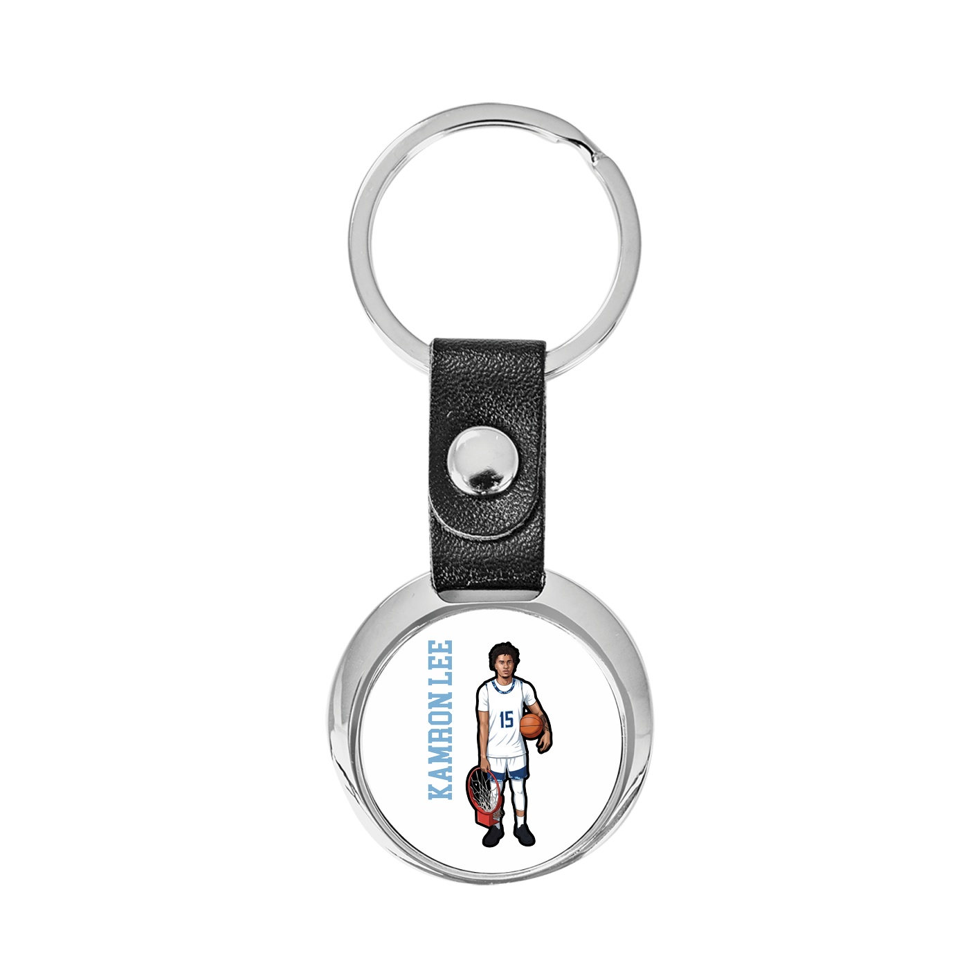 Key Chain — Name Vertical in Classic