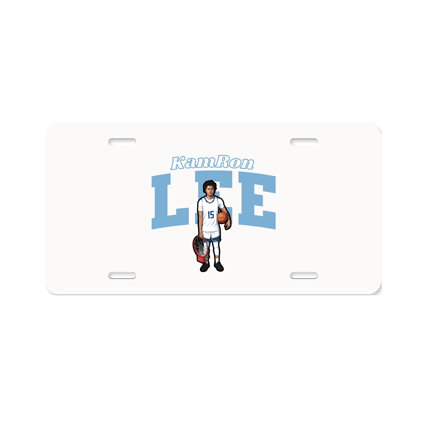 License Plate — Name Arch in Classic