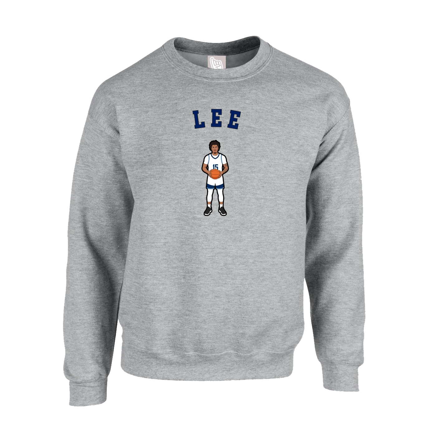 Fleece Crew — Shirsey Arch in Grey