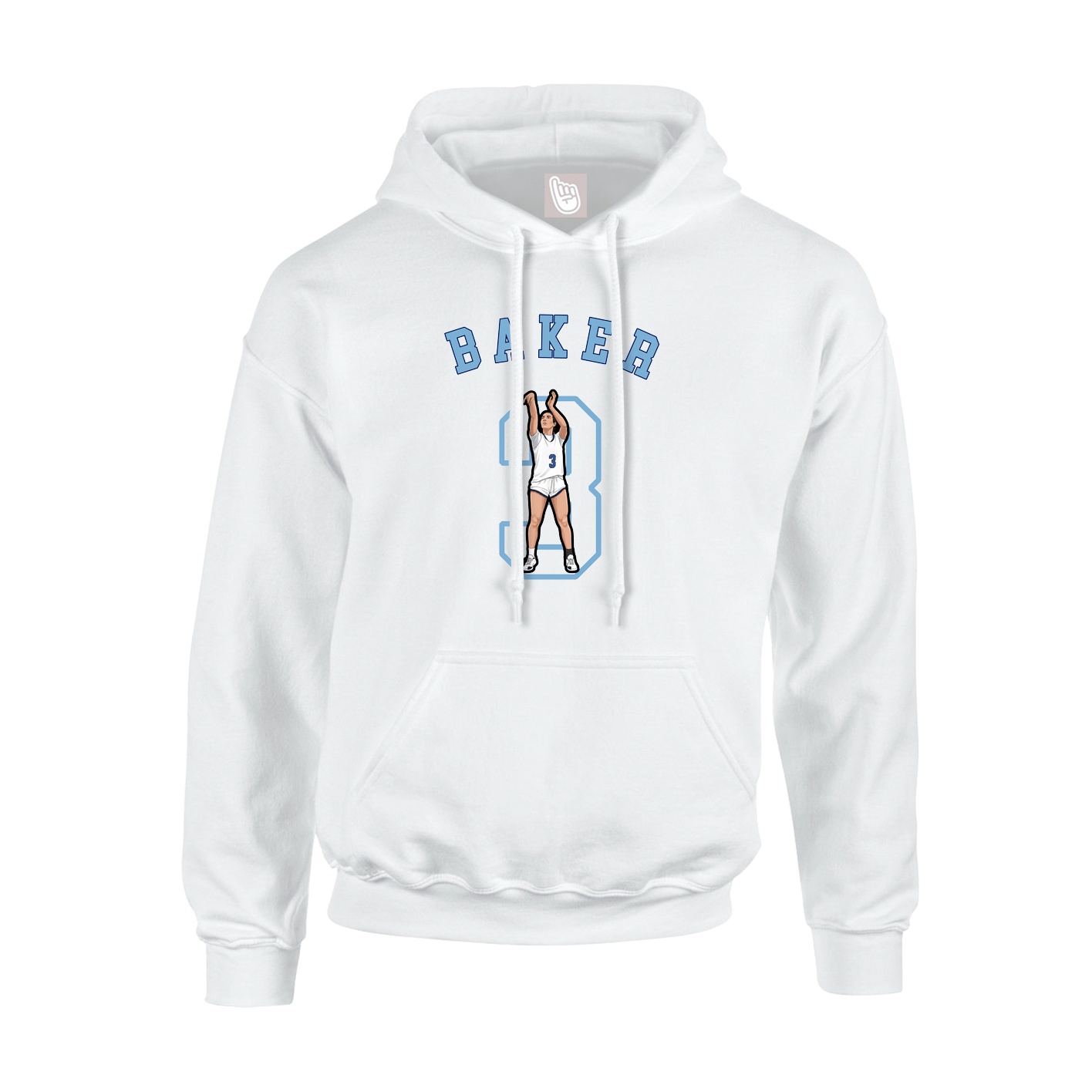 Youth Hoodie — Shirsey Arch in White