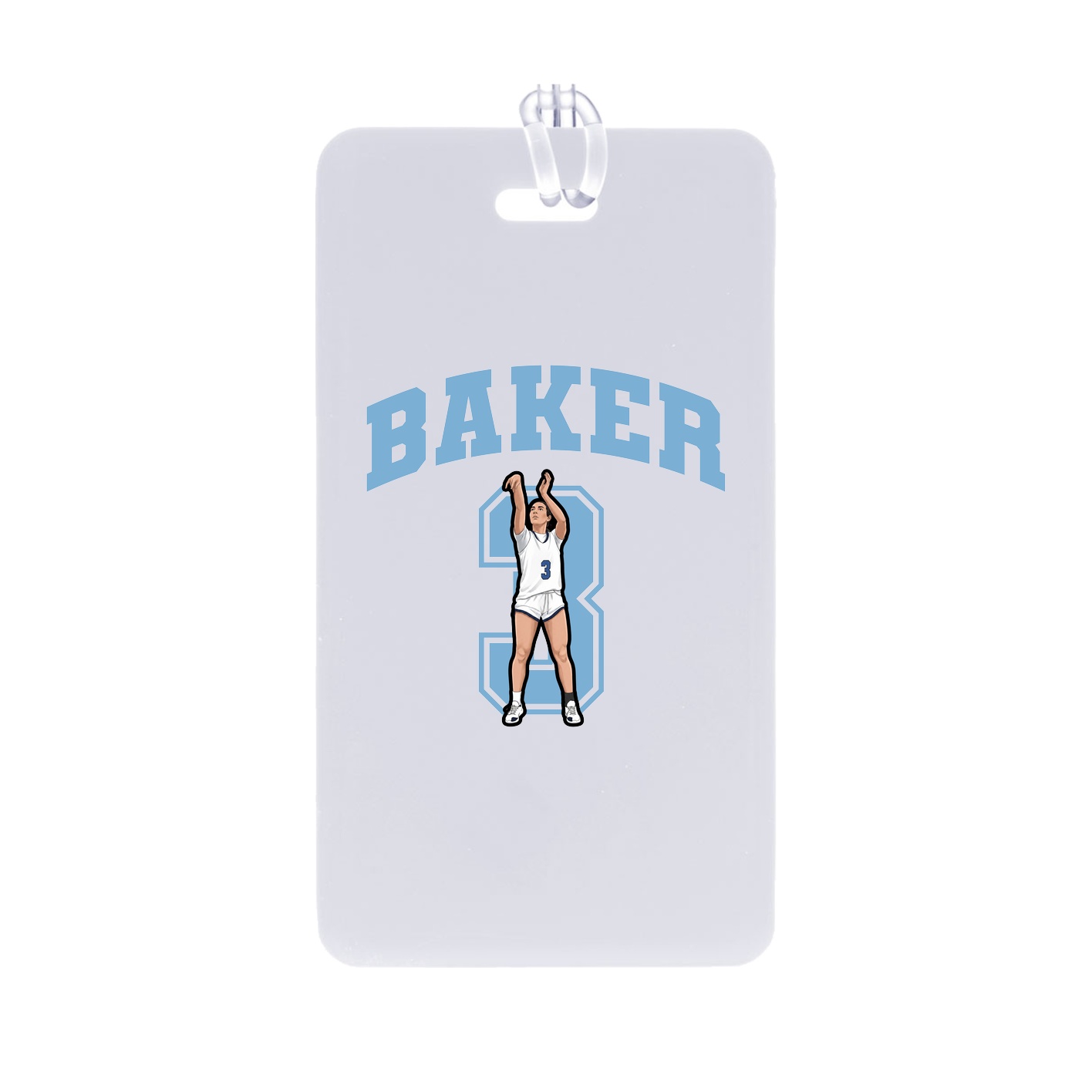 Bag Tag — Number in Classic