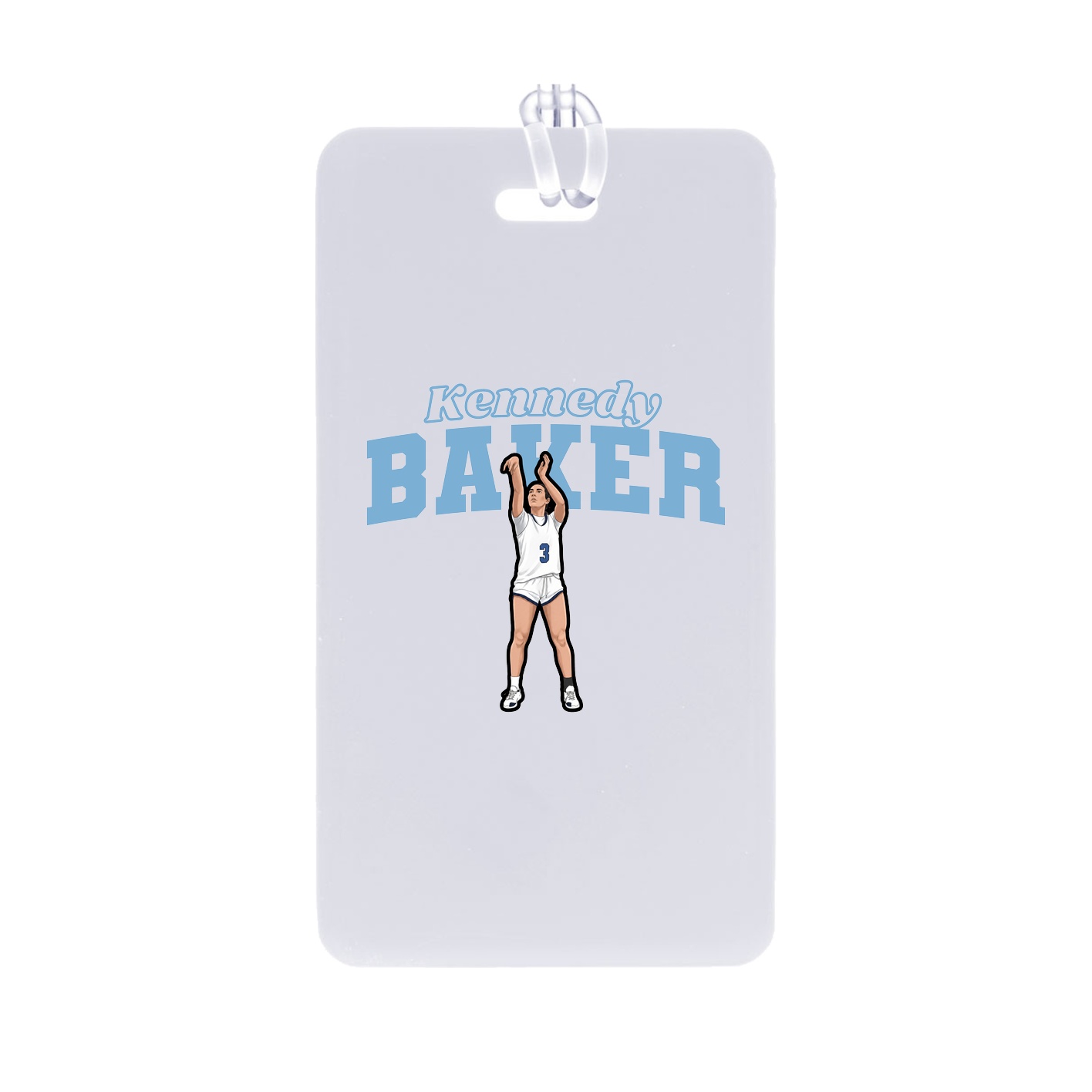 Bag Tag — Name Arch in Classic