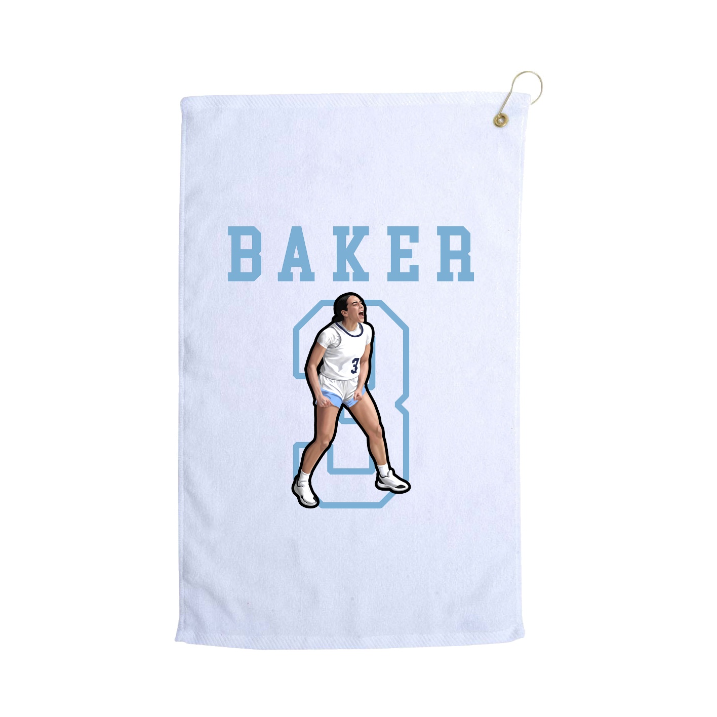 Golf Towel — Shirsey in White