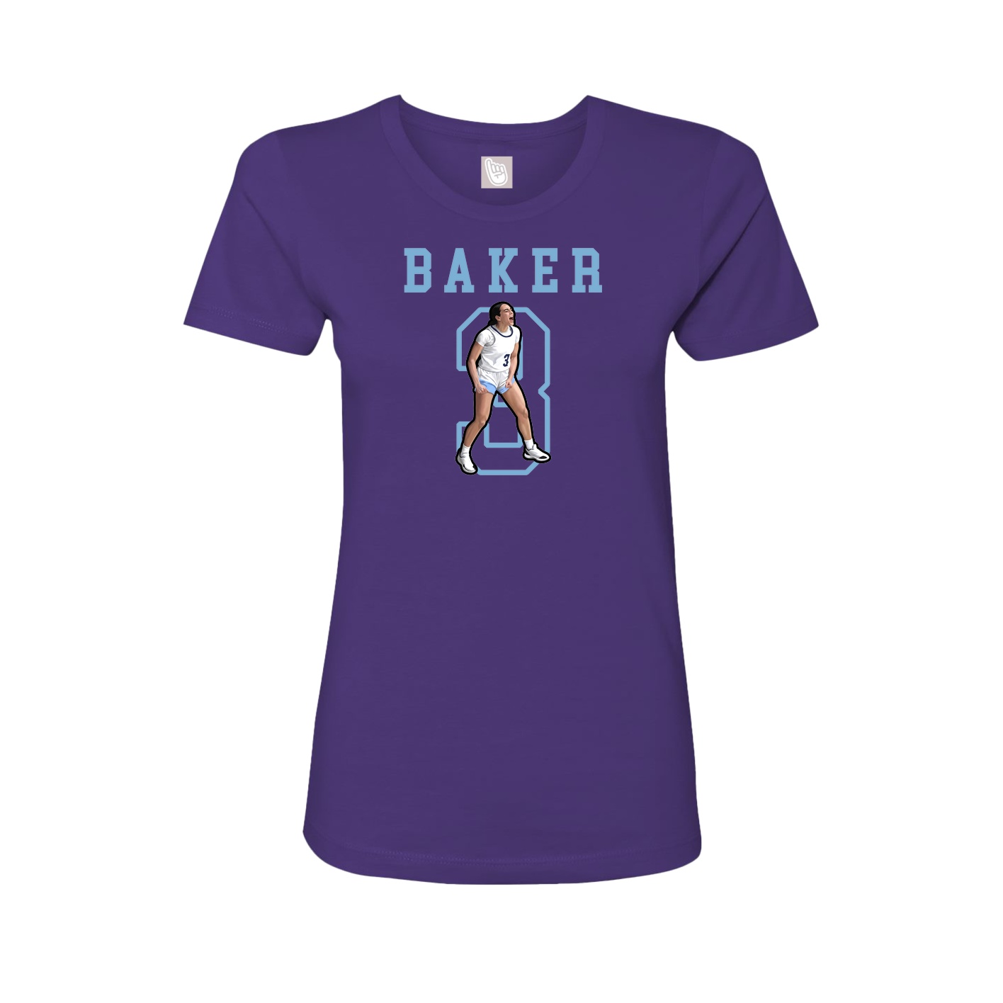 Fitted Women's Tee — Shirsey in Purple