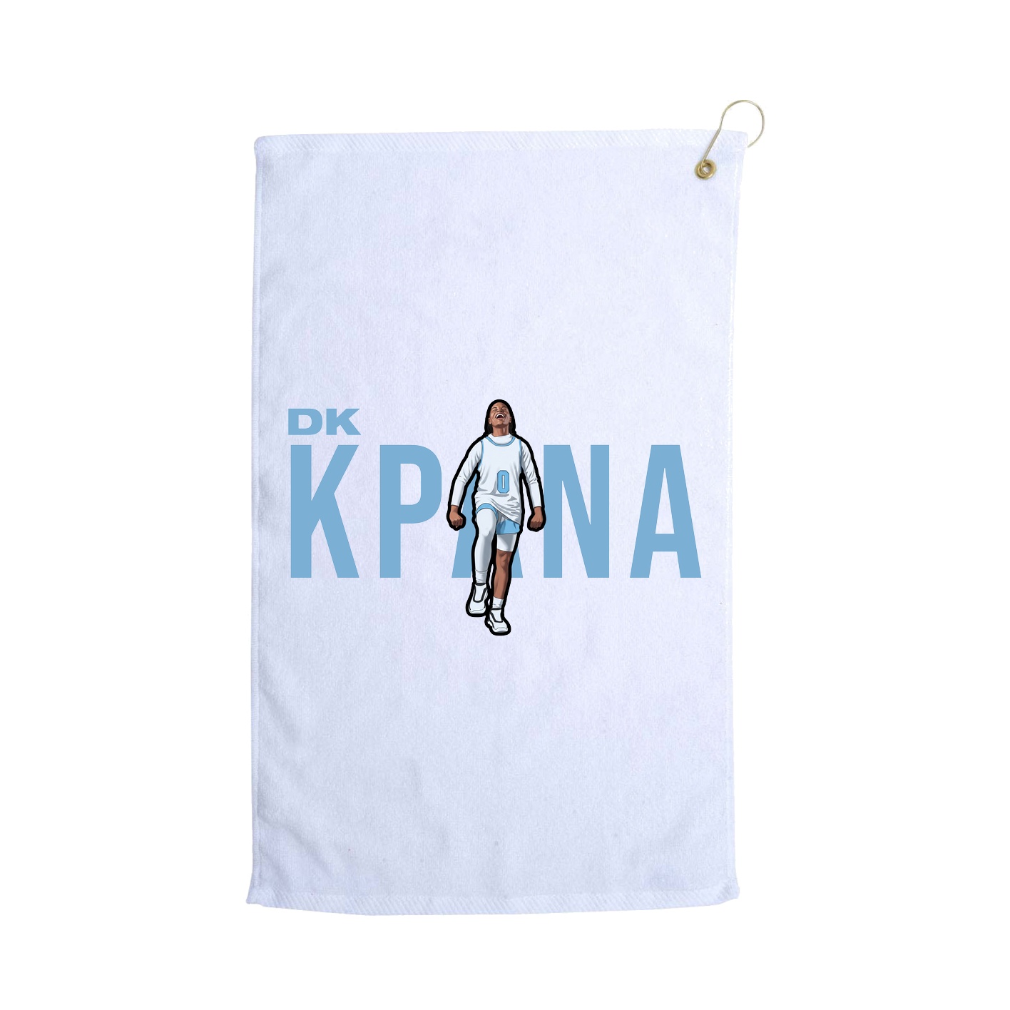 Golf Towel — Player Name in White
