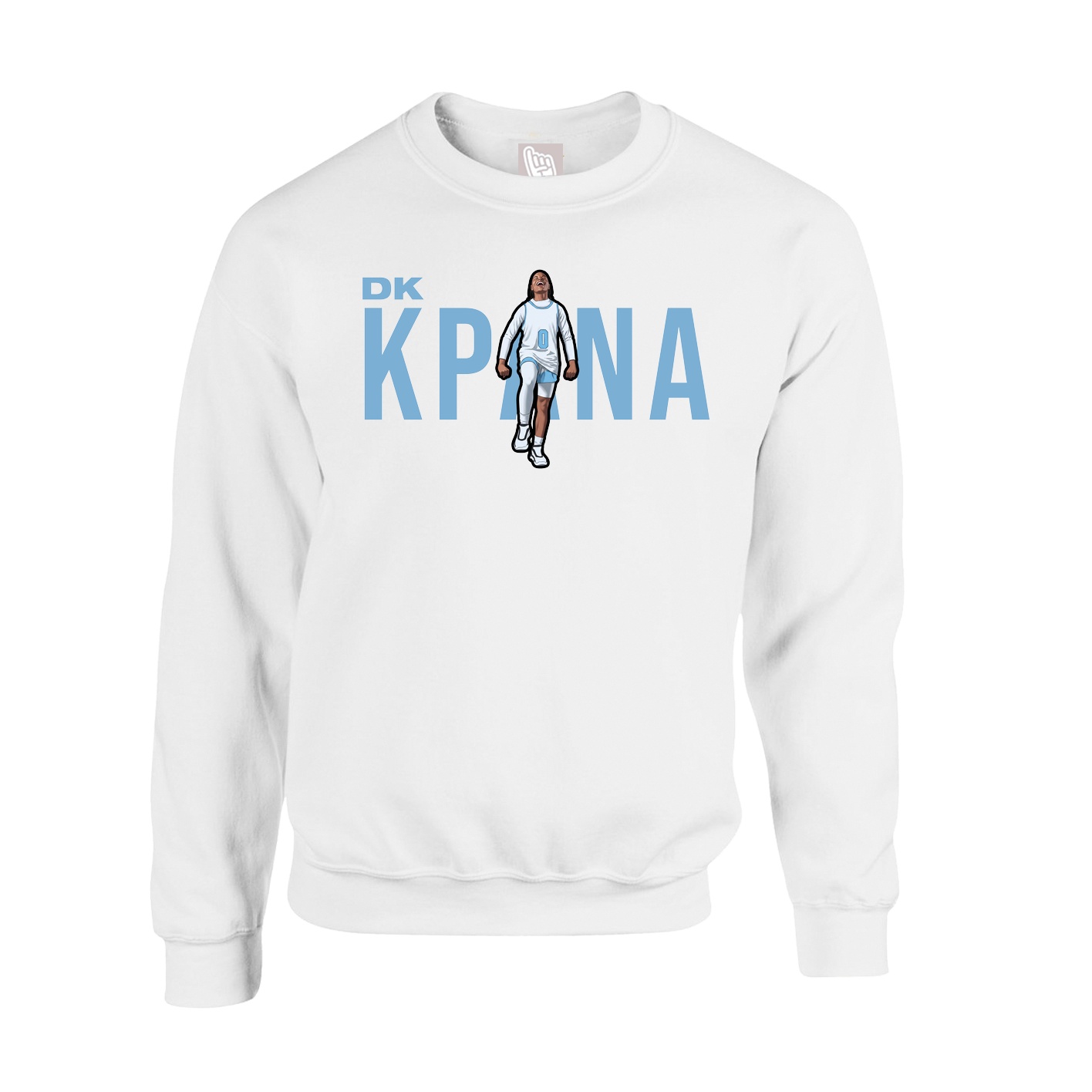 Fleece Crew — Player Name in White