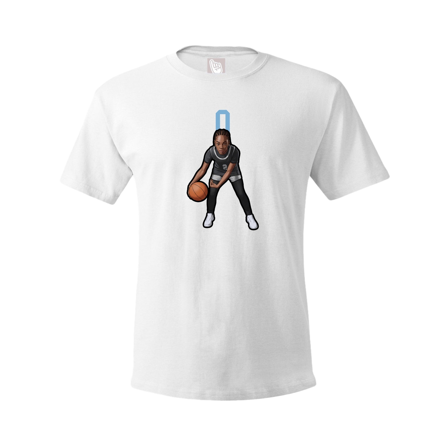 Tee — Number Top in White