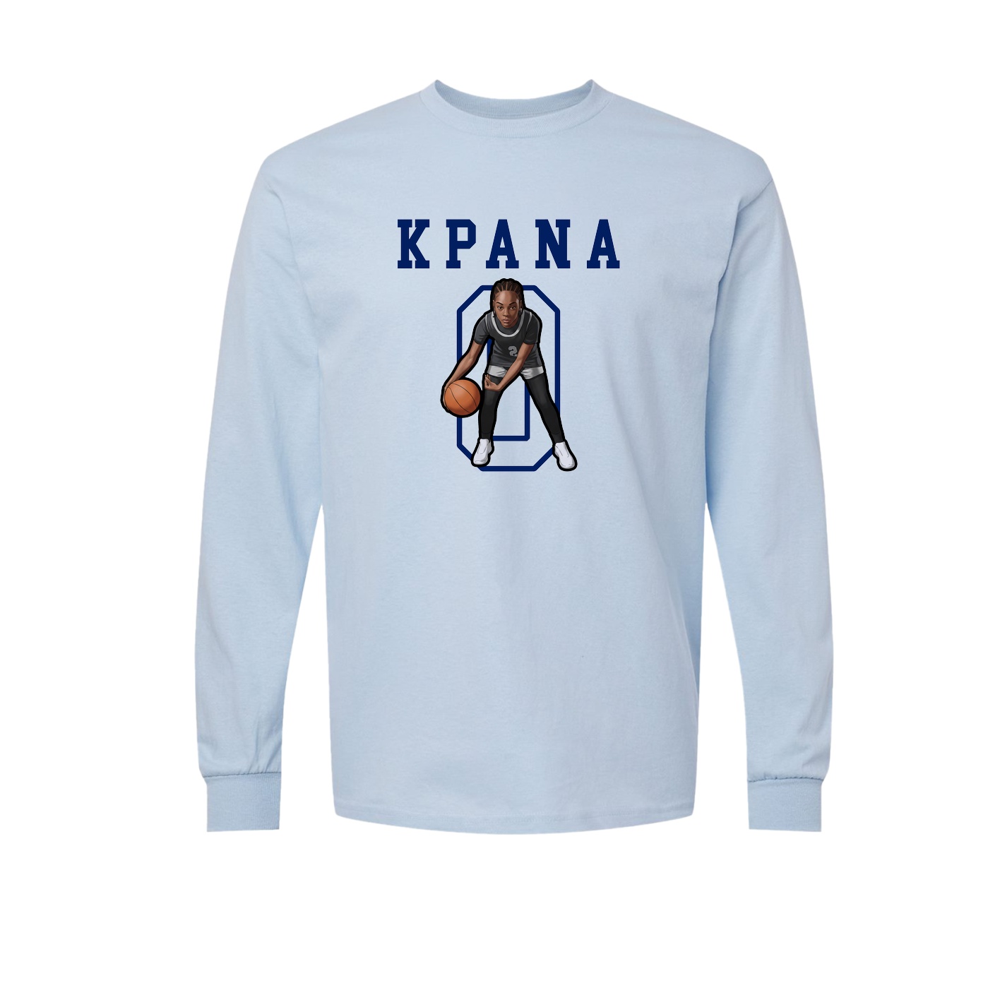 Long Sleeve Tee — Shirsey in Light Blue