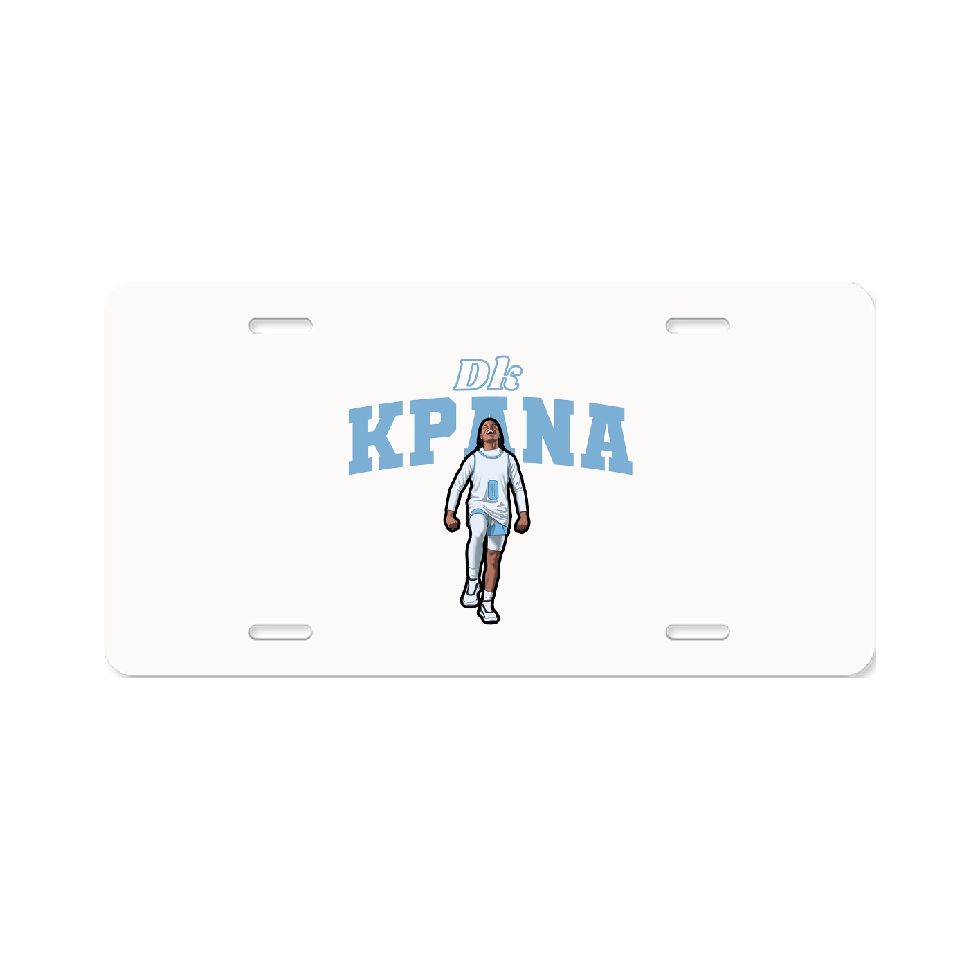 License Plate — Name Arch in Classic