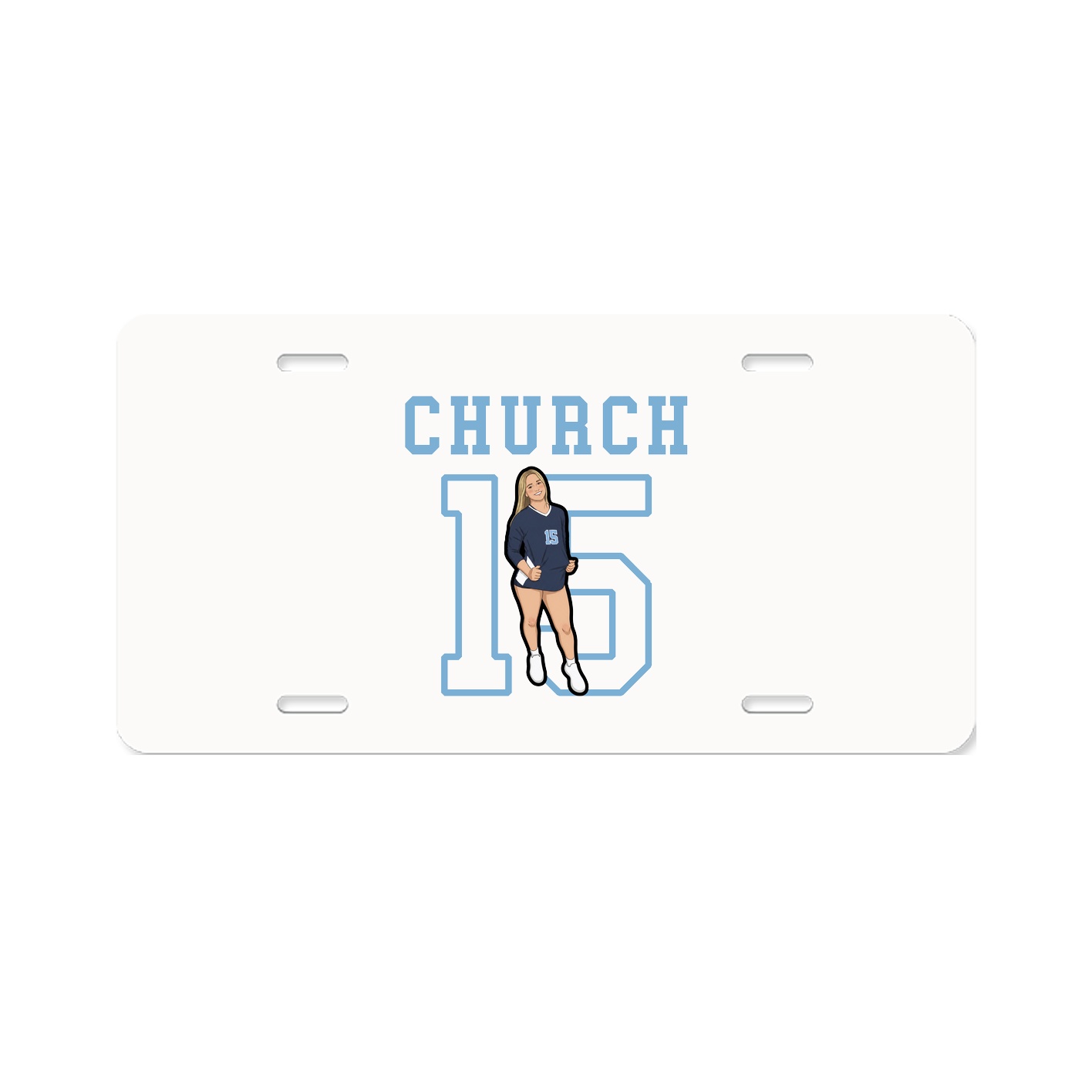 License Plate — Shirsey in Classic