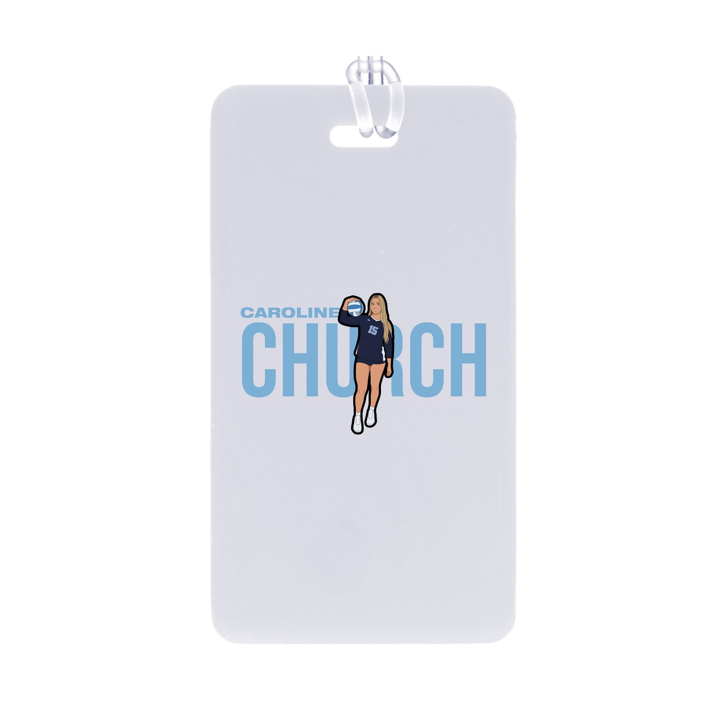 Bag Tag — Player Name in Classic