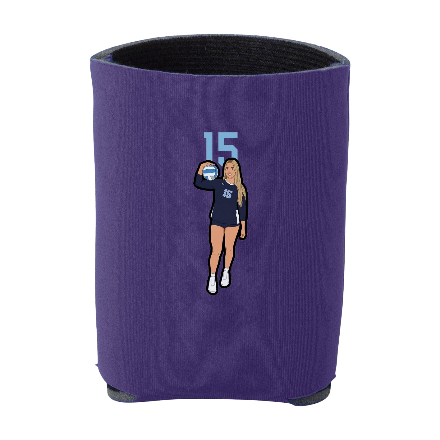 Can Holder — Number Top in Purple